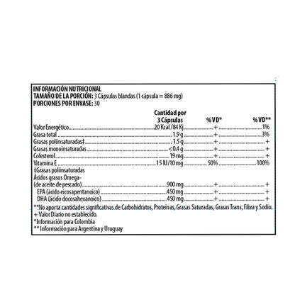 Omega 3 Plus Nutrilite (EPA/DHA + Vitamina E)